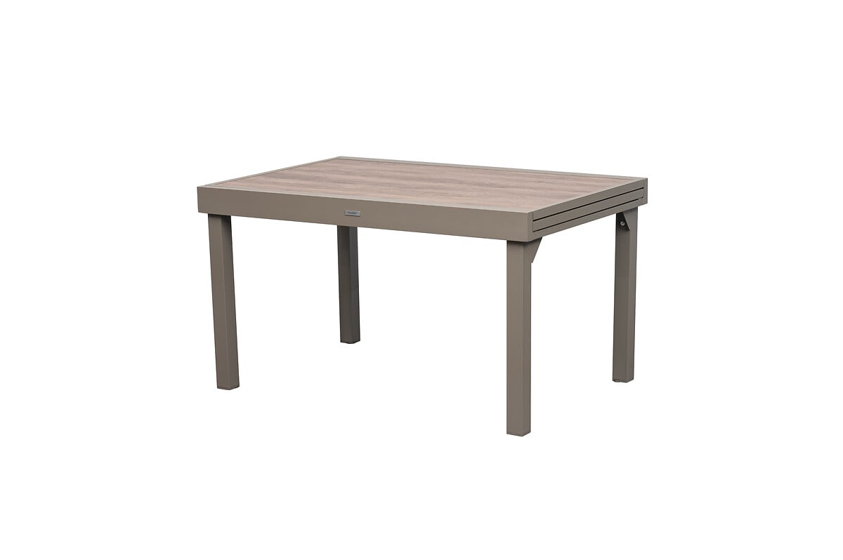 Mesa extens&iacute;vel PIAZZA truffe/caf&eacute;