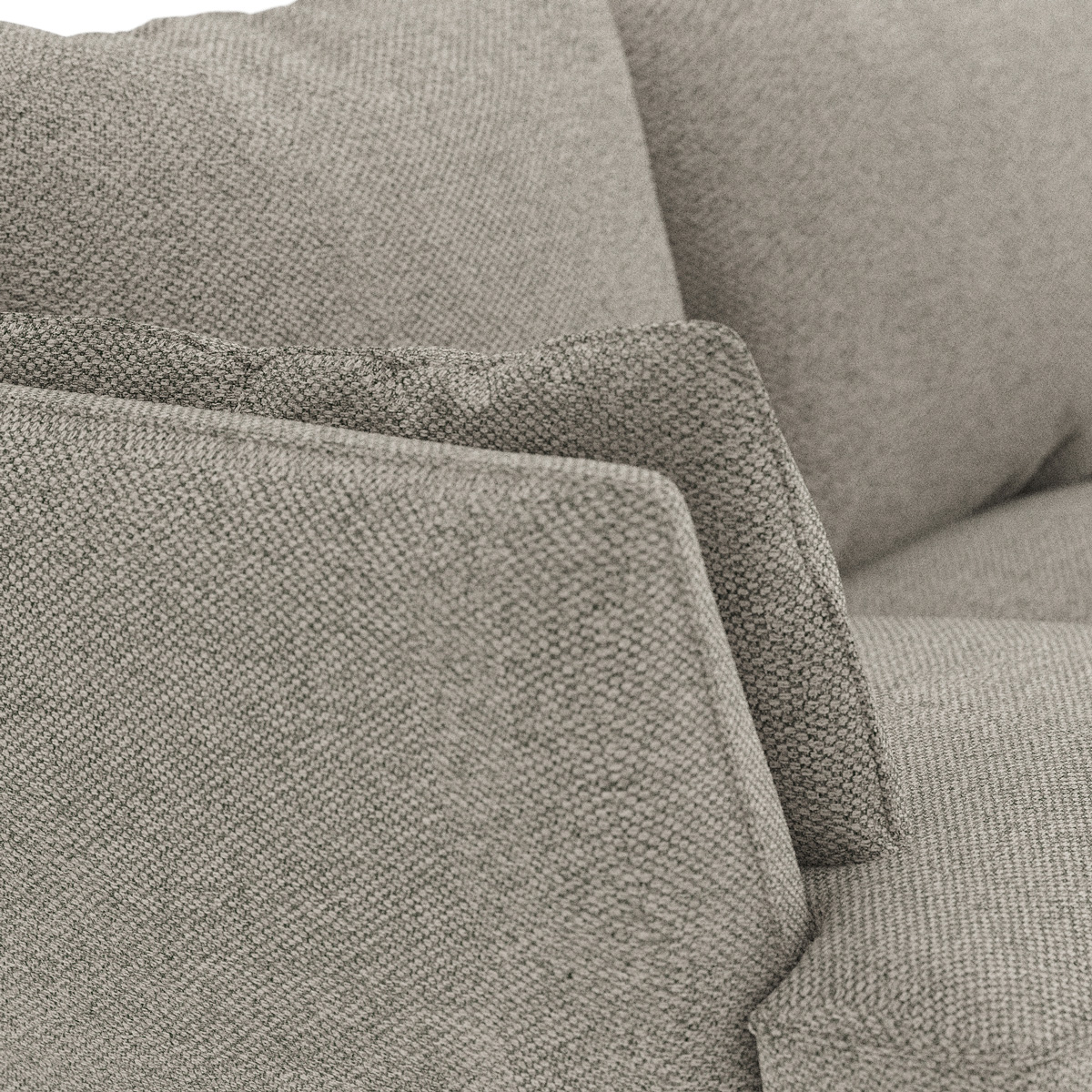 Sofá BRUGES cinza 3 lugares