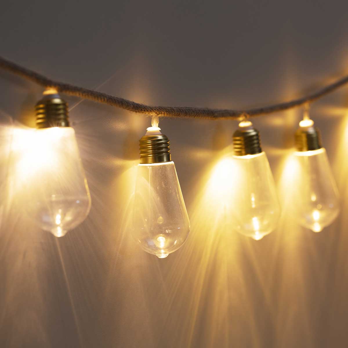 Grinalda decorativa com 10 lâmpadas