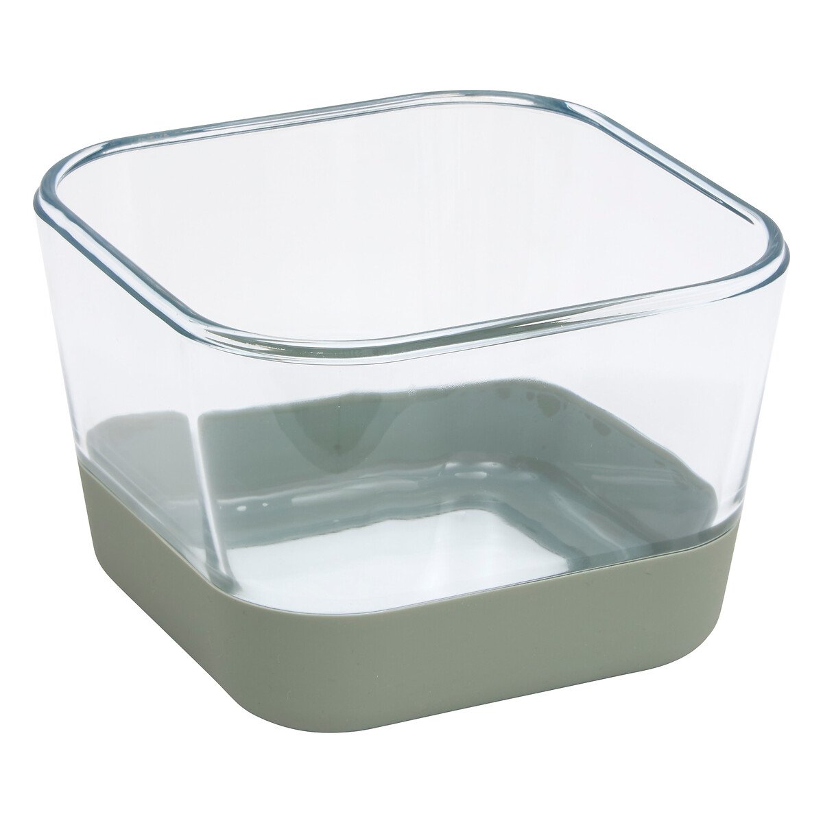 Caixa quadrada SILIGLASS cinza 2L