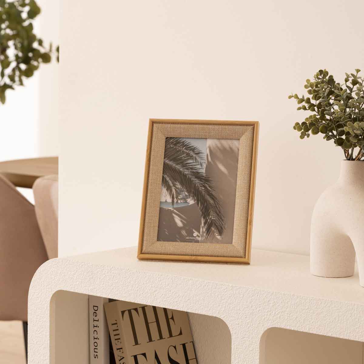 Moldura Zera Bege 13x18cm,  Moldura Zera Bege 13x18cm