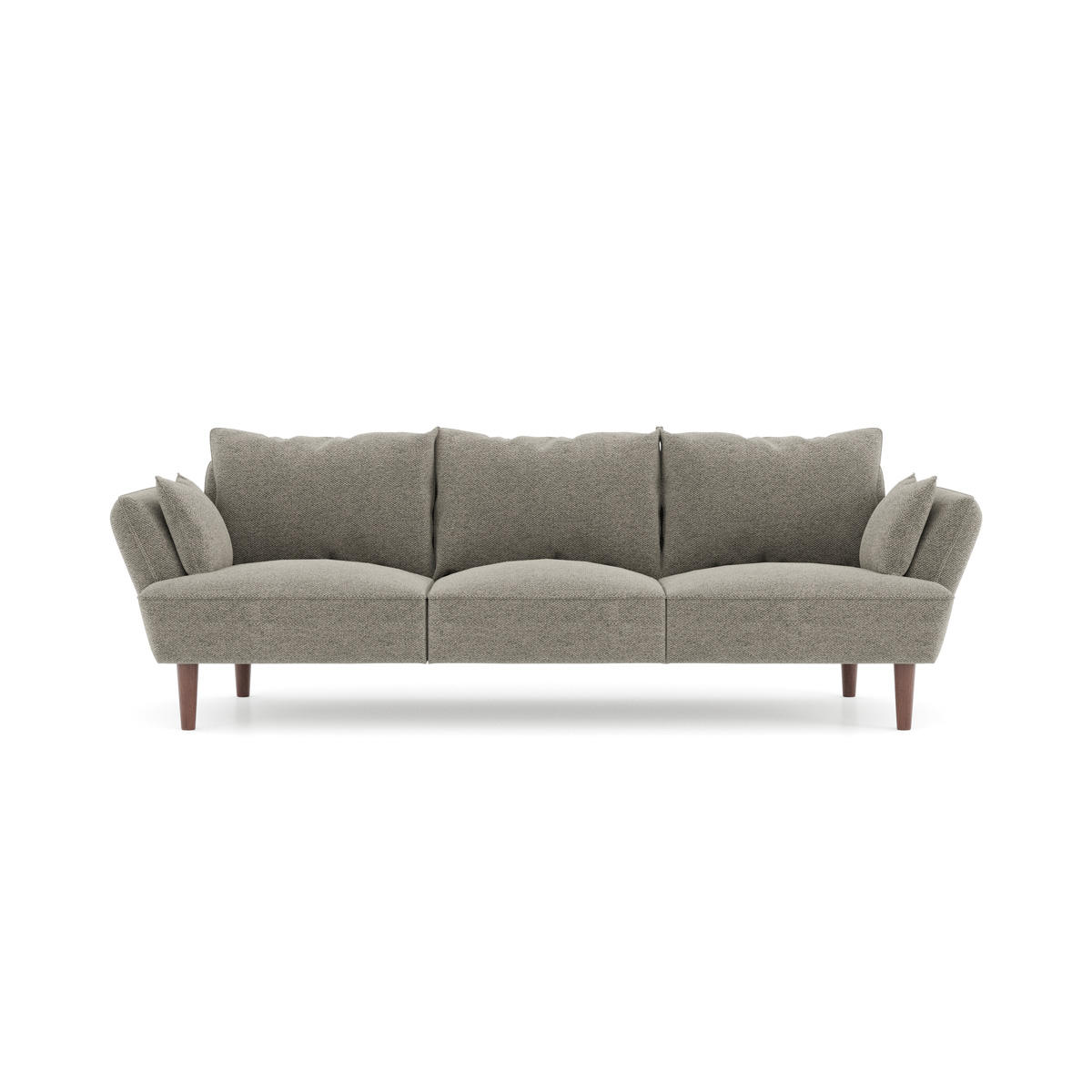 Sofá BRUGES cinza 3 lugares