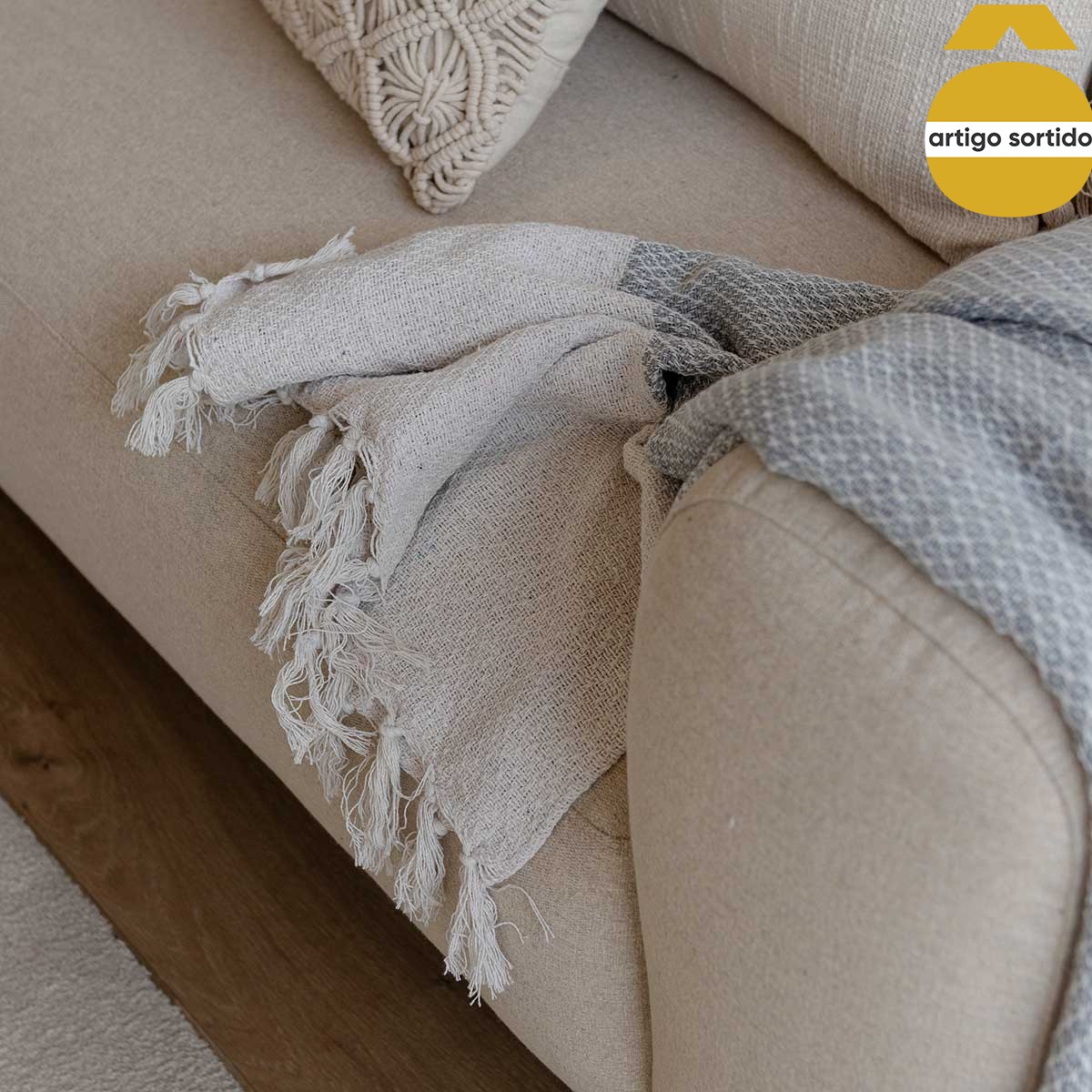 Manta pontos NATURE 130x160cm