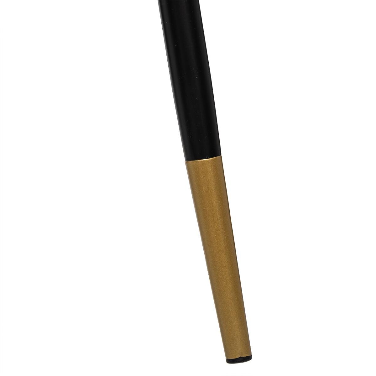 Cadeira TYKA preta de veludo