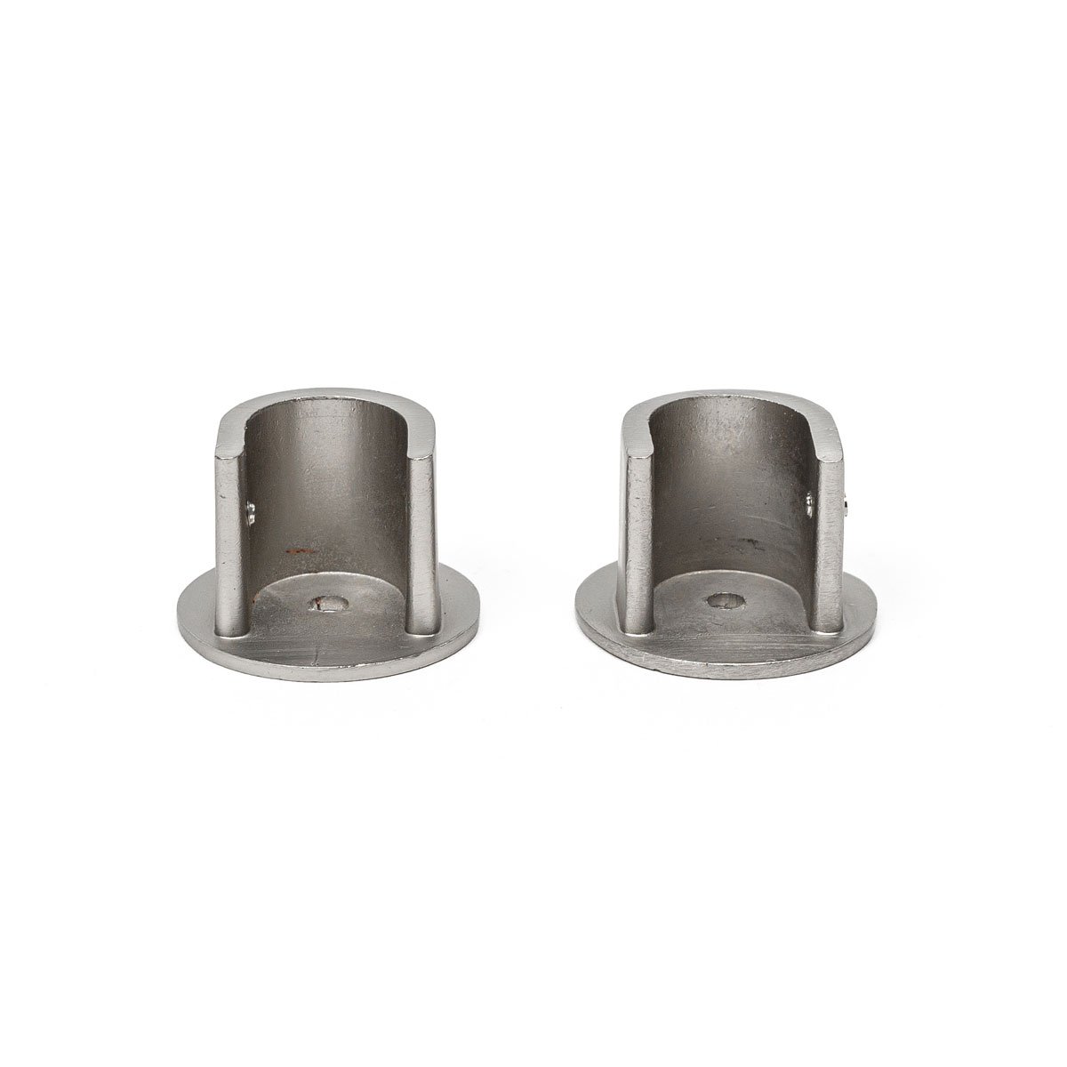 Conjunto 2 suportes parede prateados