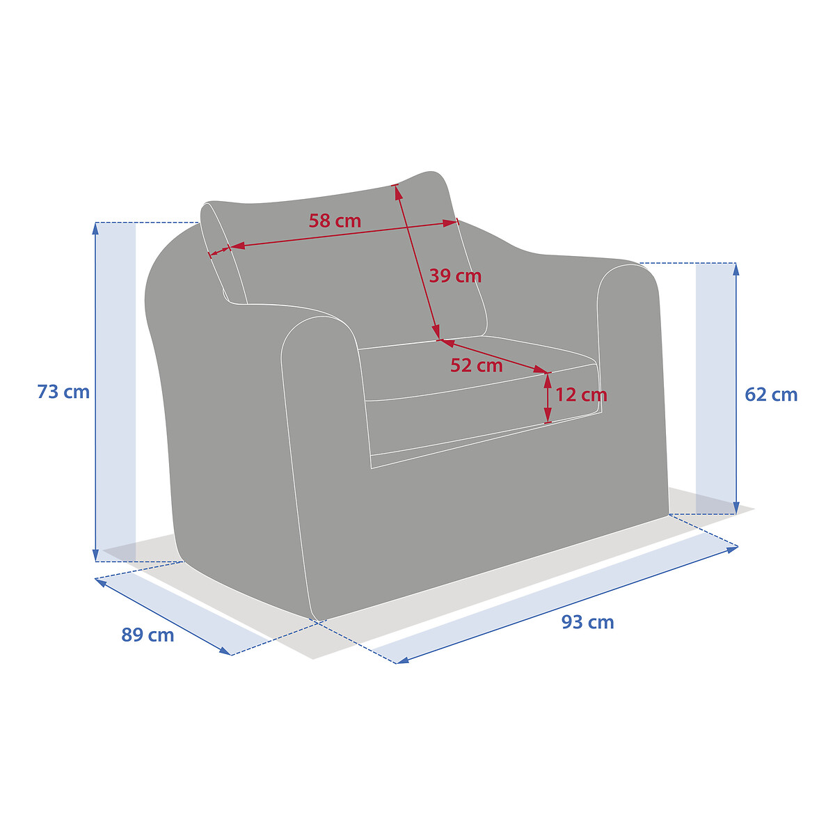 Conjunto de jardim MOOR&Eacute;A savana em rattan sint&eacute;tico