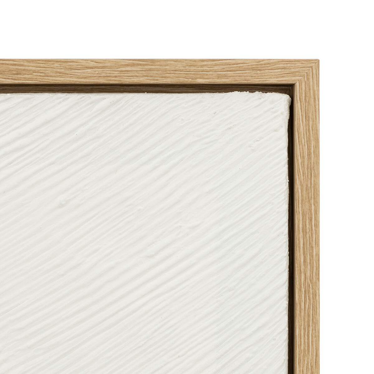 Quadro decorativo KOHANA com relevo branco
