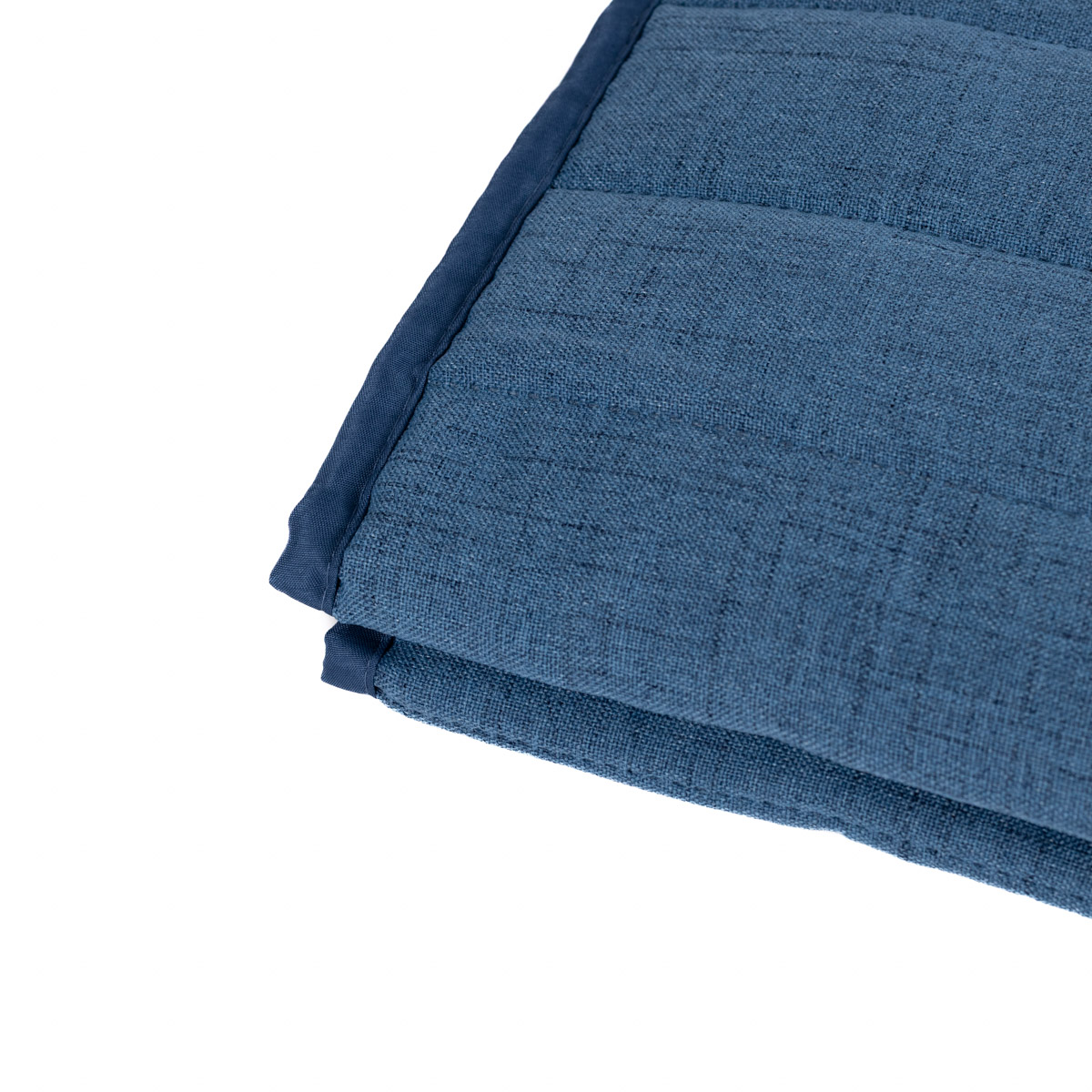 Colcha efeito linho AVALON azul escuro 250x270cm