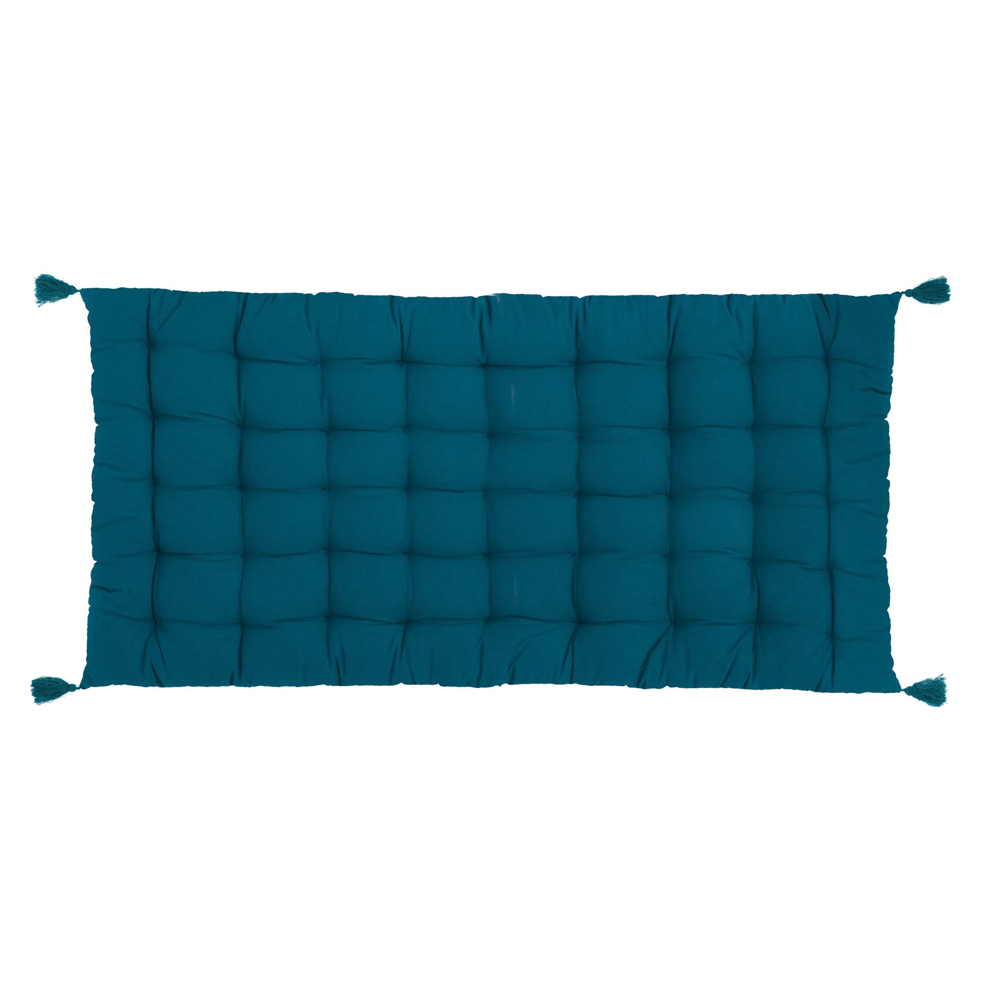 Coxim de ch&atilde;o OTTO azul petr&oacute;leo 60x120cm