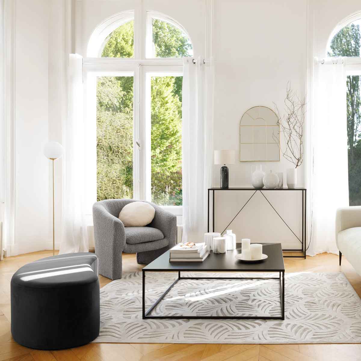 Candeeiro de p&eacute; dourado DRIS 135cm