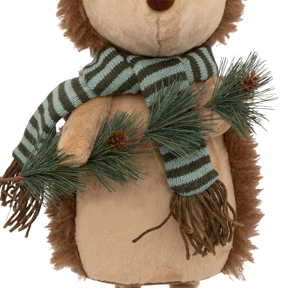 Figura ouriço francis com gorro e cachecol extensível 95cm