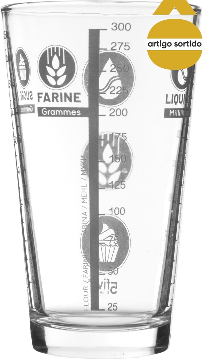 Copo medidor em vidro 50cl