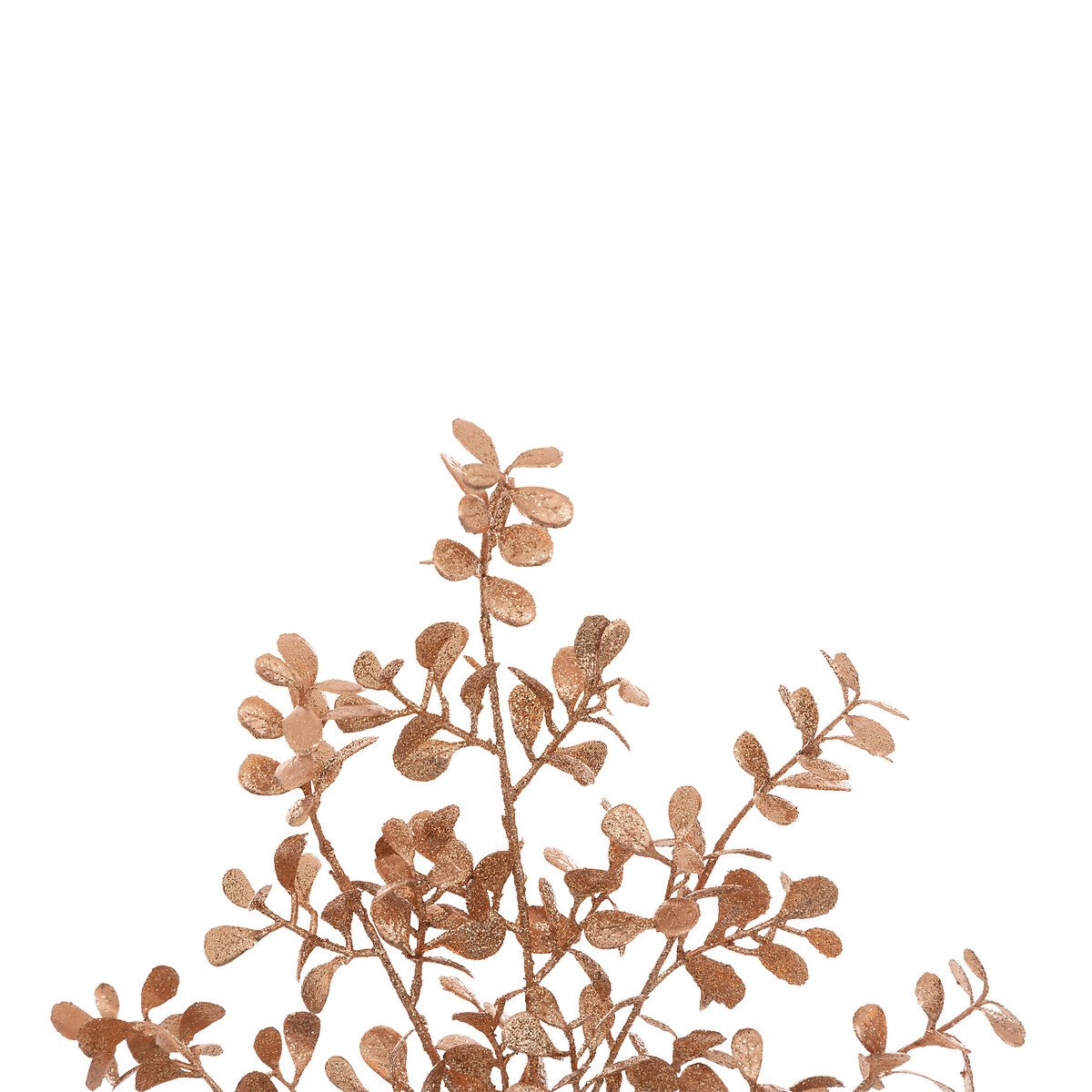 Ramo folhas em cobre 60cm