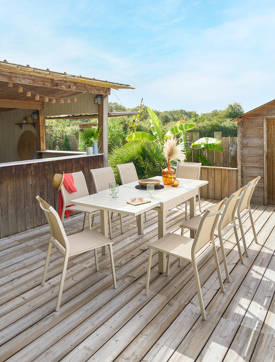 Mesa extens&iacute;vel Piazza Argile 90-180cm