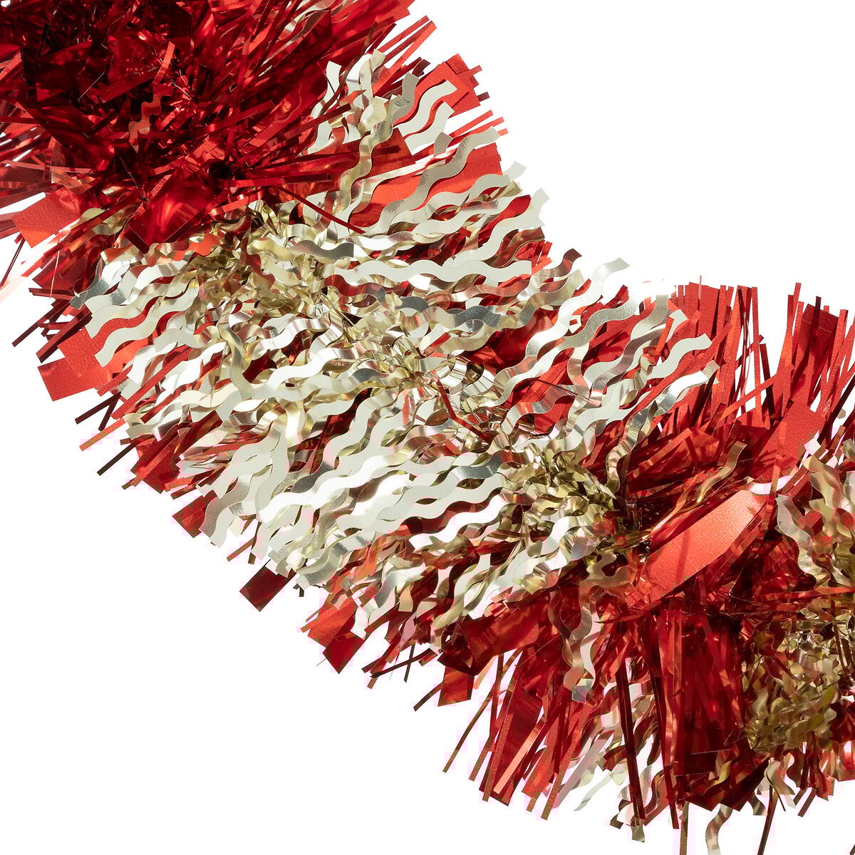 Grinalda vermelho e dourado mixed 200cm