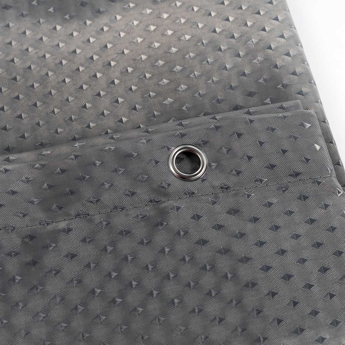 Cortina De Banho Cinza Diamante 180x200cm