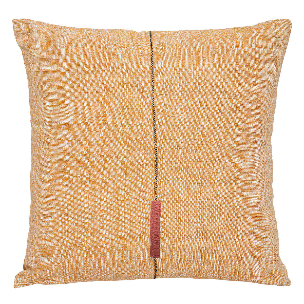 Almofada DOLCE RIVIERA ocre bordada 55x55cm