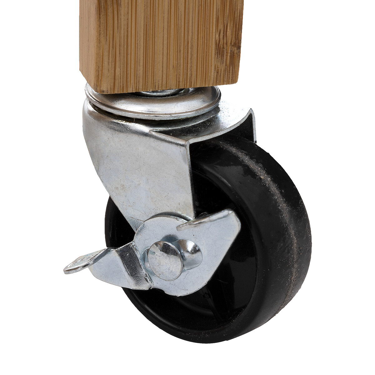 Móvel de apoio castanho em bambu com 3 prateleiras,  Móvel de apoio castanho em bambu com 3 prateleiras