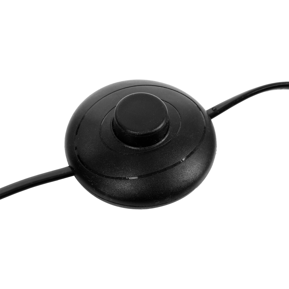 Candeeiro de pé tripé RIO preto e prateado em metal