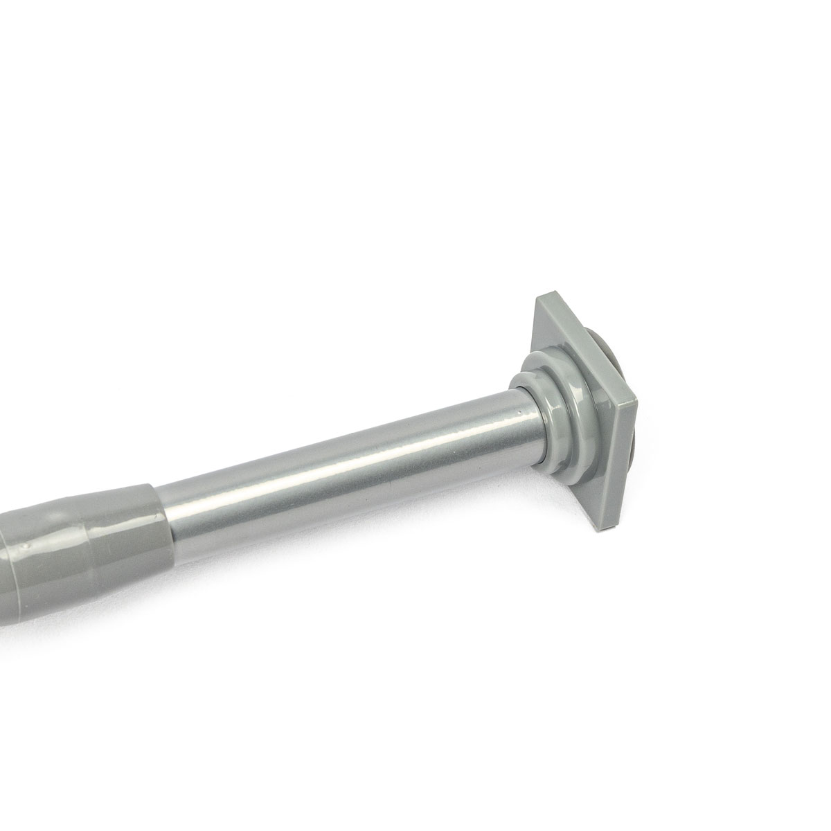 Varão entre paredes extensível prateado 70-120cm