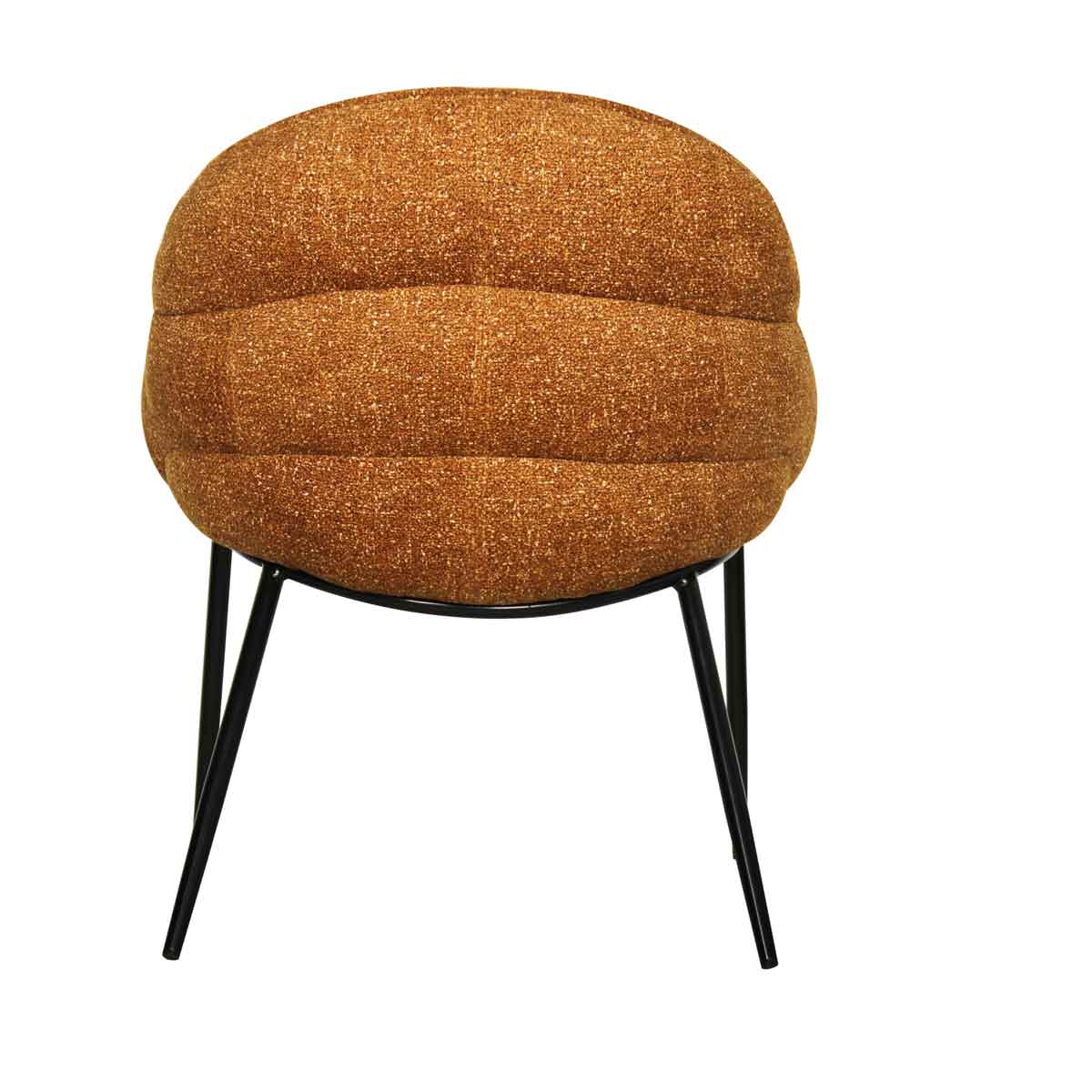 Cadeirão PRIENE amarelo em tecido