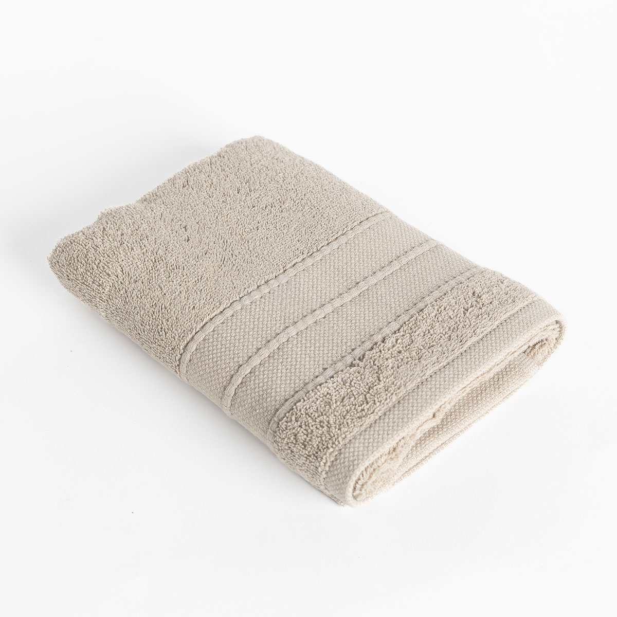 Toalha de m&atilde;os ESSENZA castanho claro 50x90cm