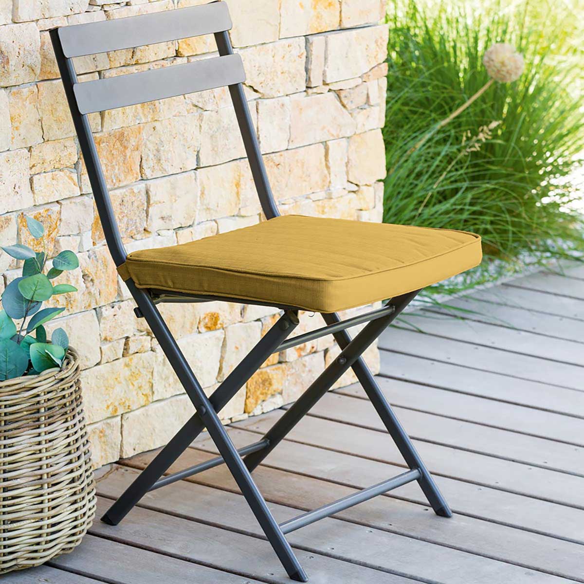 Coxim para cadeira exterior KORAI mostarda