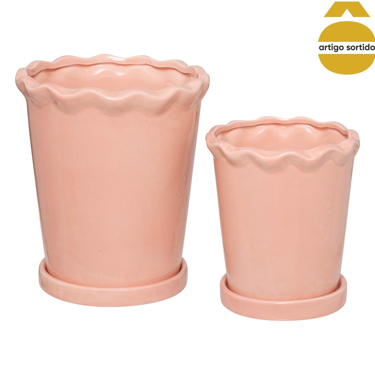 Conjunto de 2 vasos para flores WILD ROMANCE 21cm