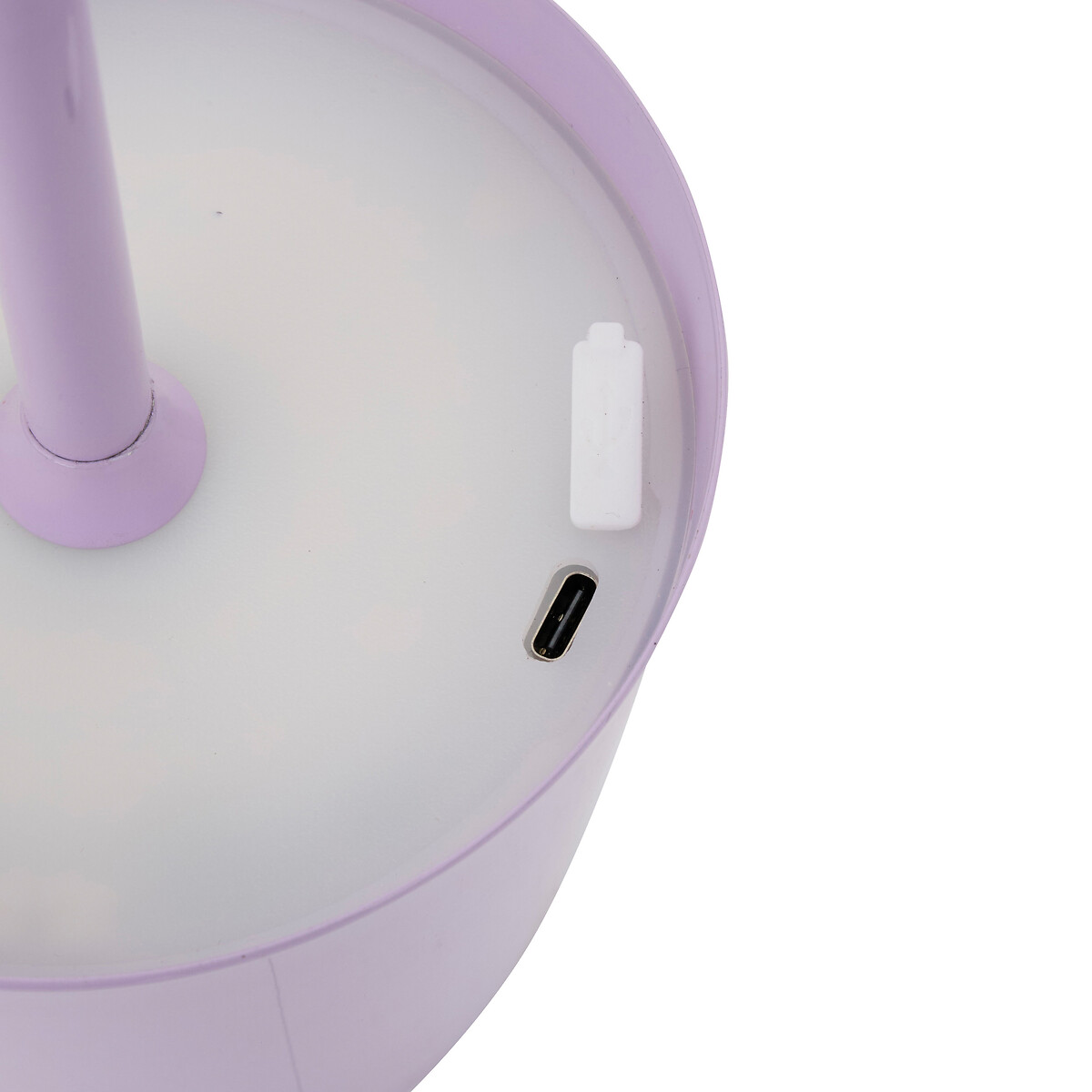 Candeeiro de mesa CODY lil&aacute;s usb 36cm