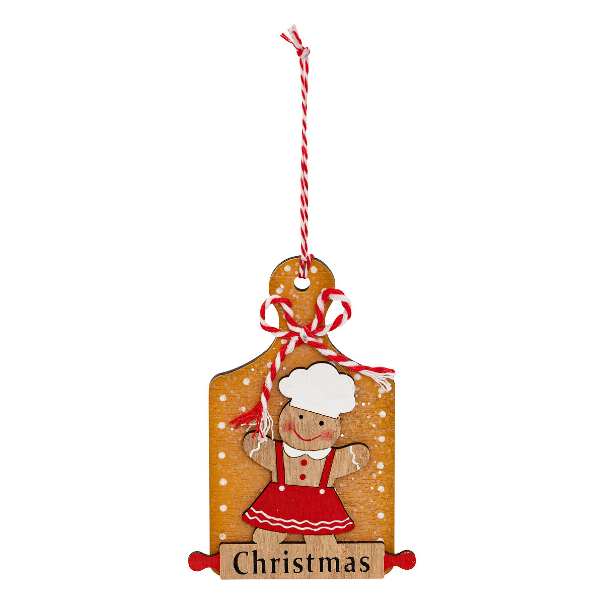 Pendurante t&aacute;bua bolacha de gengibre 12,5cm