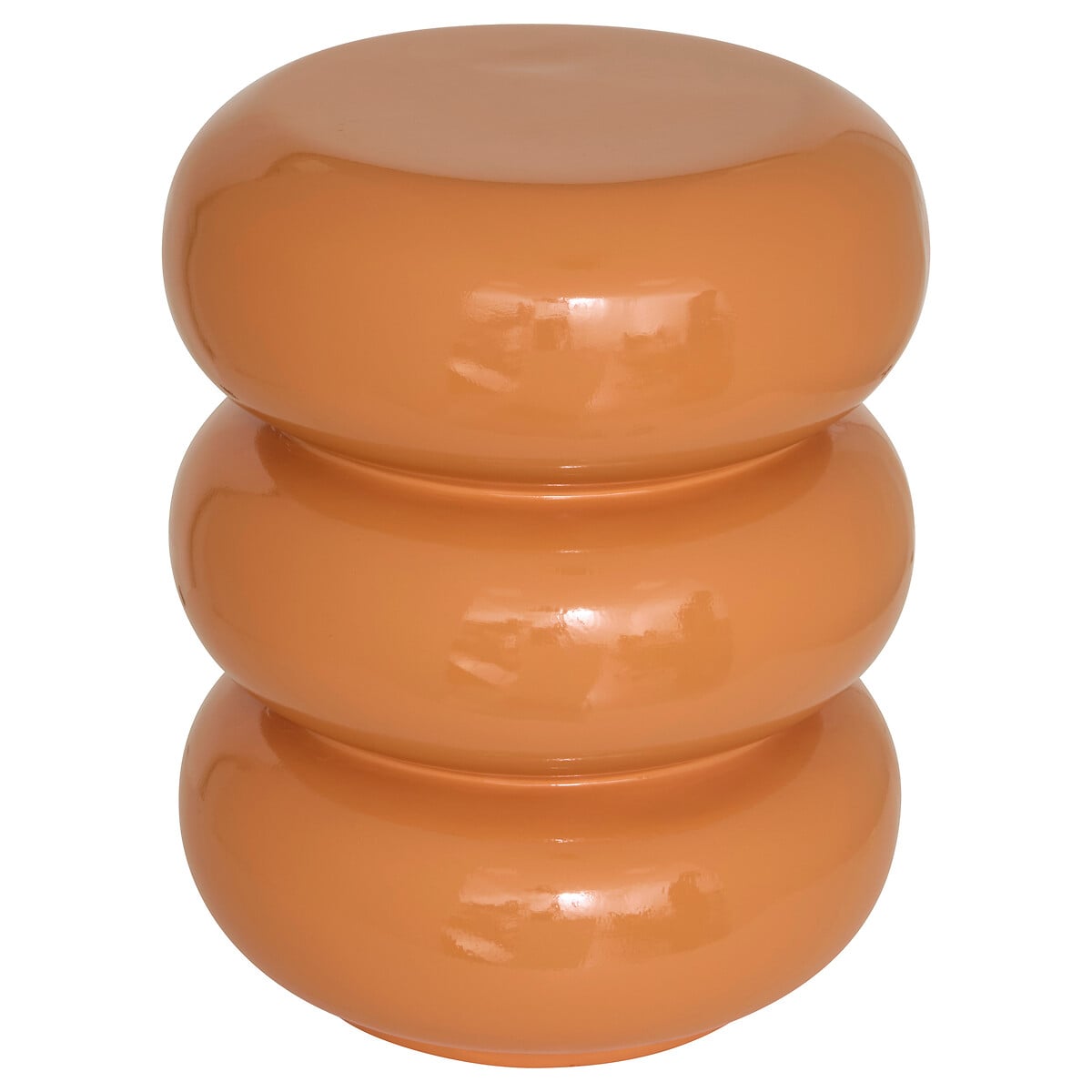 Mesa de apoio STONETO laranja 43cm