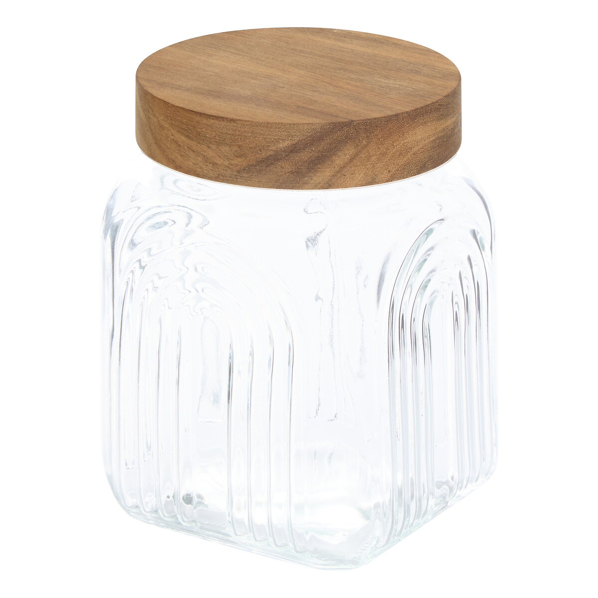 Frasco ARCHE com tampa madeira ac&aacute;cia 1L