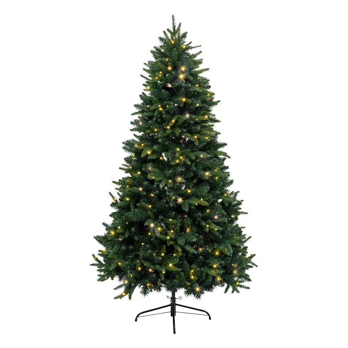 Árvore de natal GREEN CREEK verde com leds 180cm,  Árvore de natal GREEN CREEK verde com leds 180cm