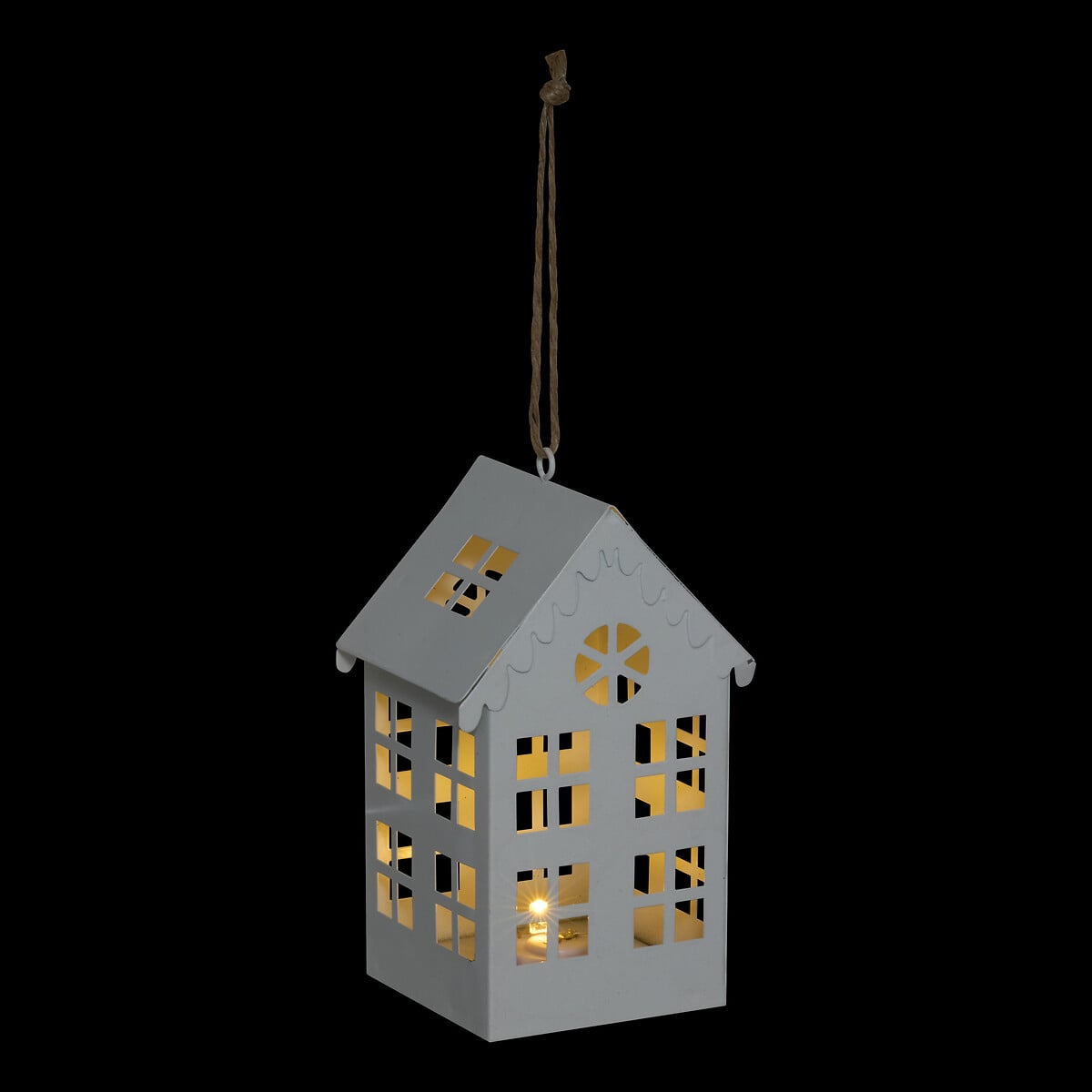 Pendurante em forma de casinha com luz LED
