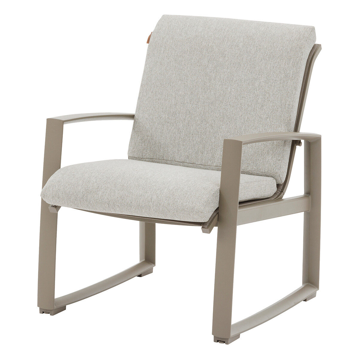 Conjunto de jardim BOREANE castanho em alum&iacute;nio