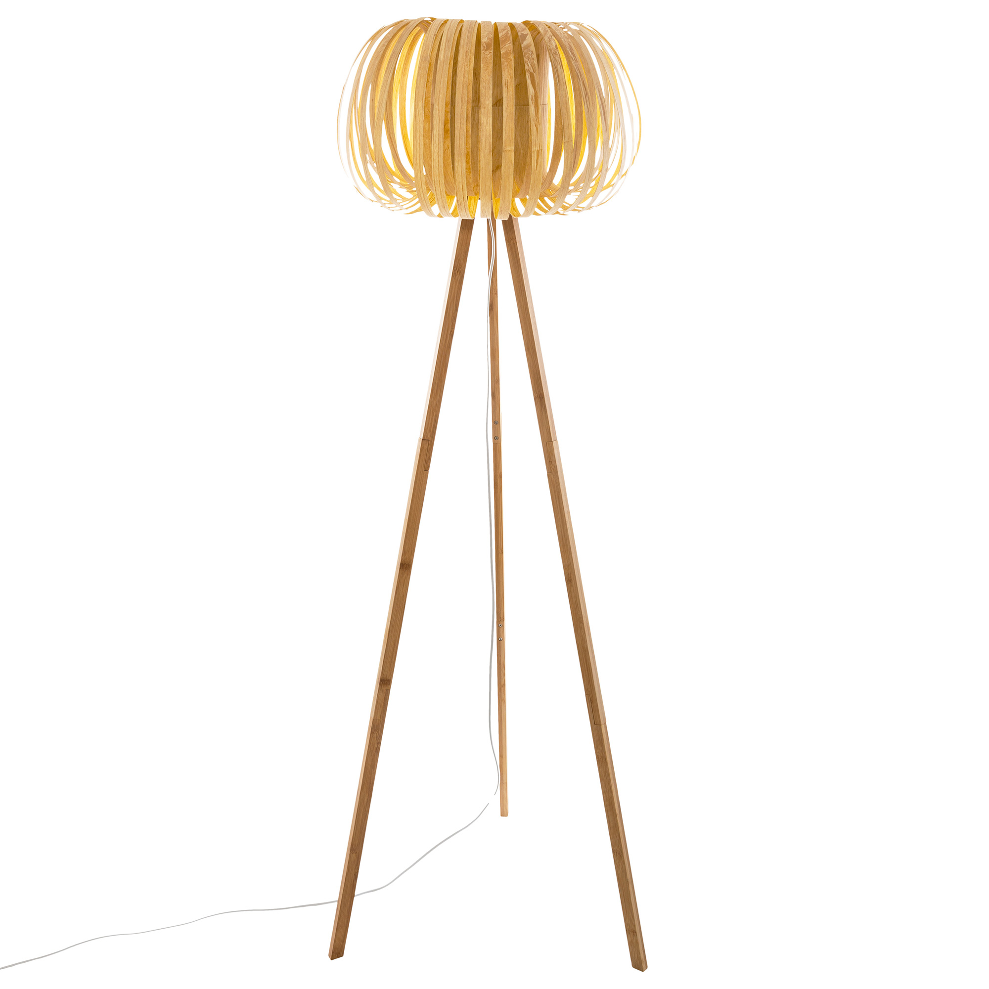 Candeeiro De Ch&atilde;o Em Bamb&uacute; Sien