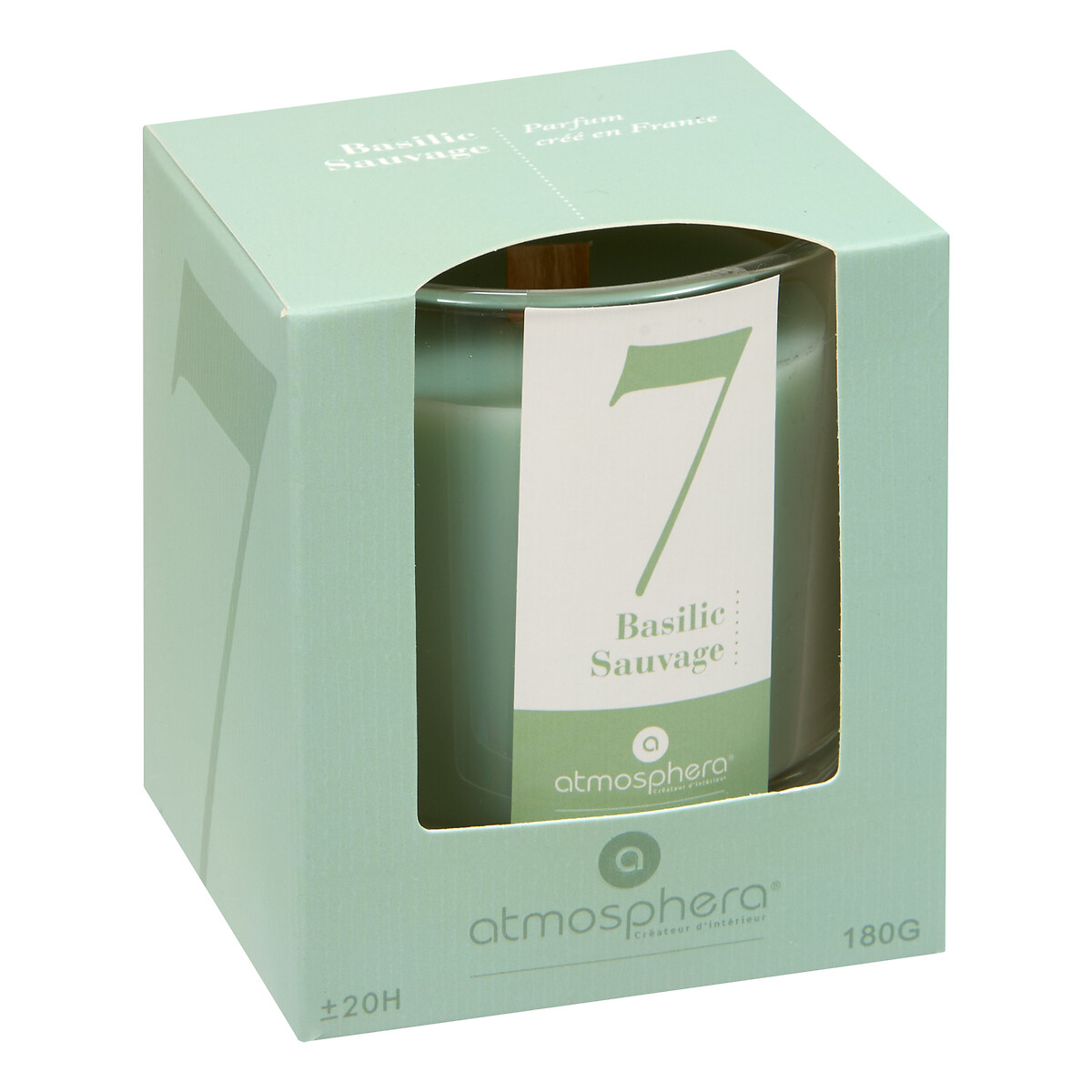 Vela perfumada em frasco de vidro NUMIA 180g