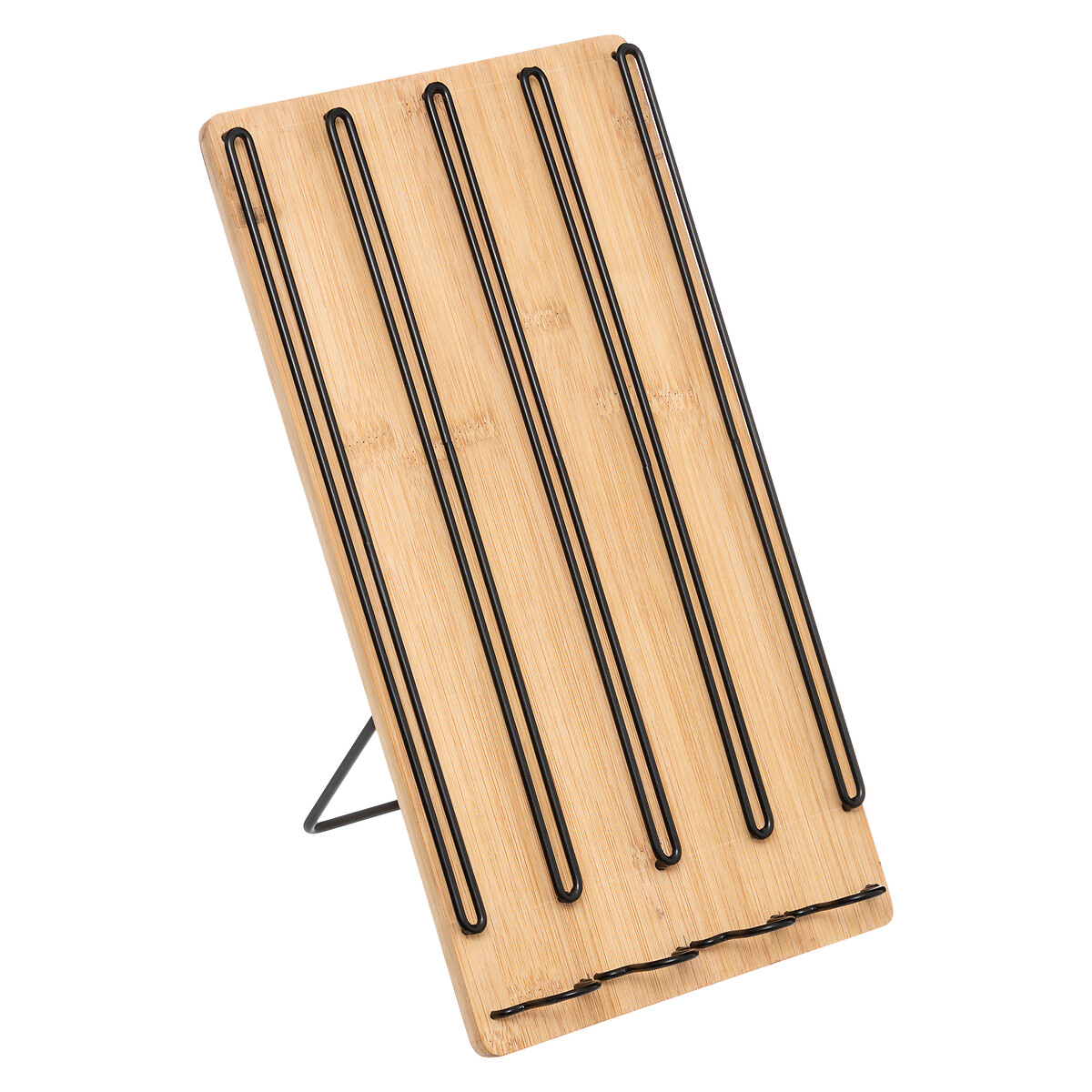 Suporte para 40 c&aacute;psulas em bambu