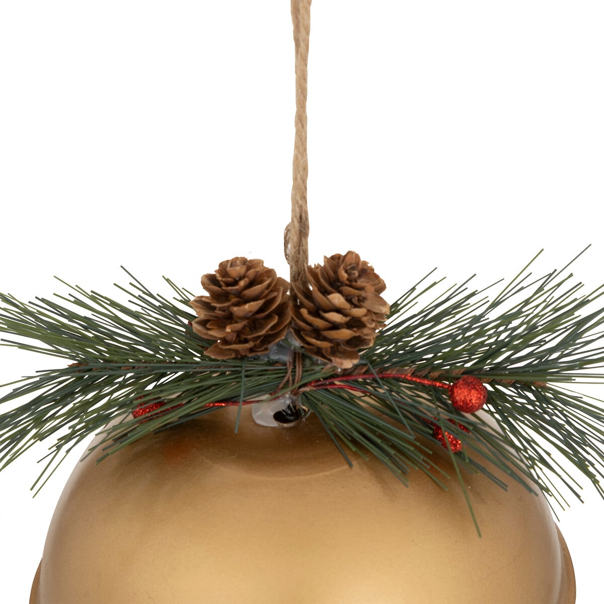 Pendurante guizo com pinhas 13cm