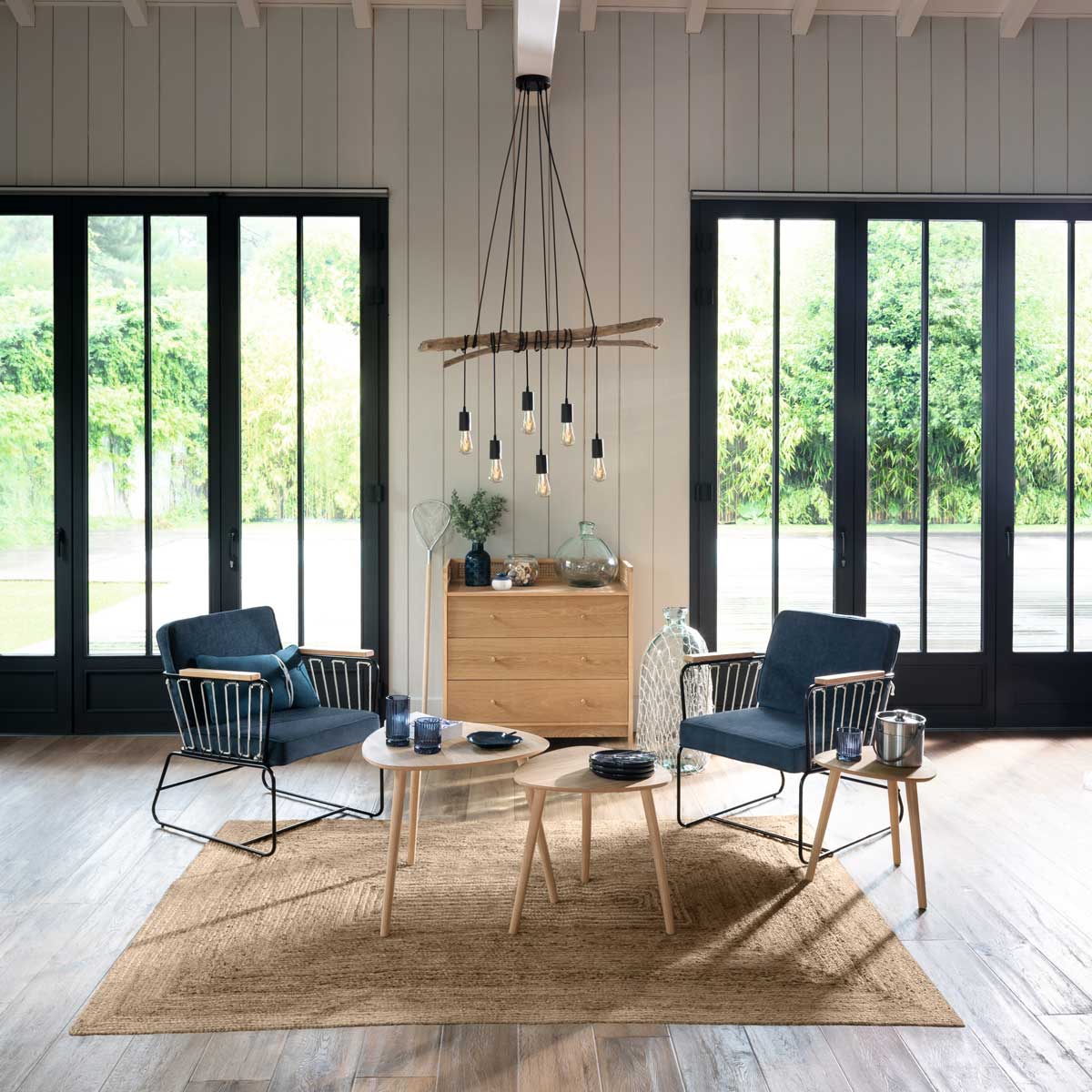 Jarra ULY transparente de vidro reciclado 33cm