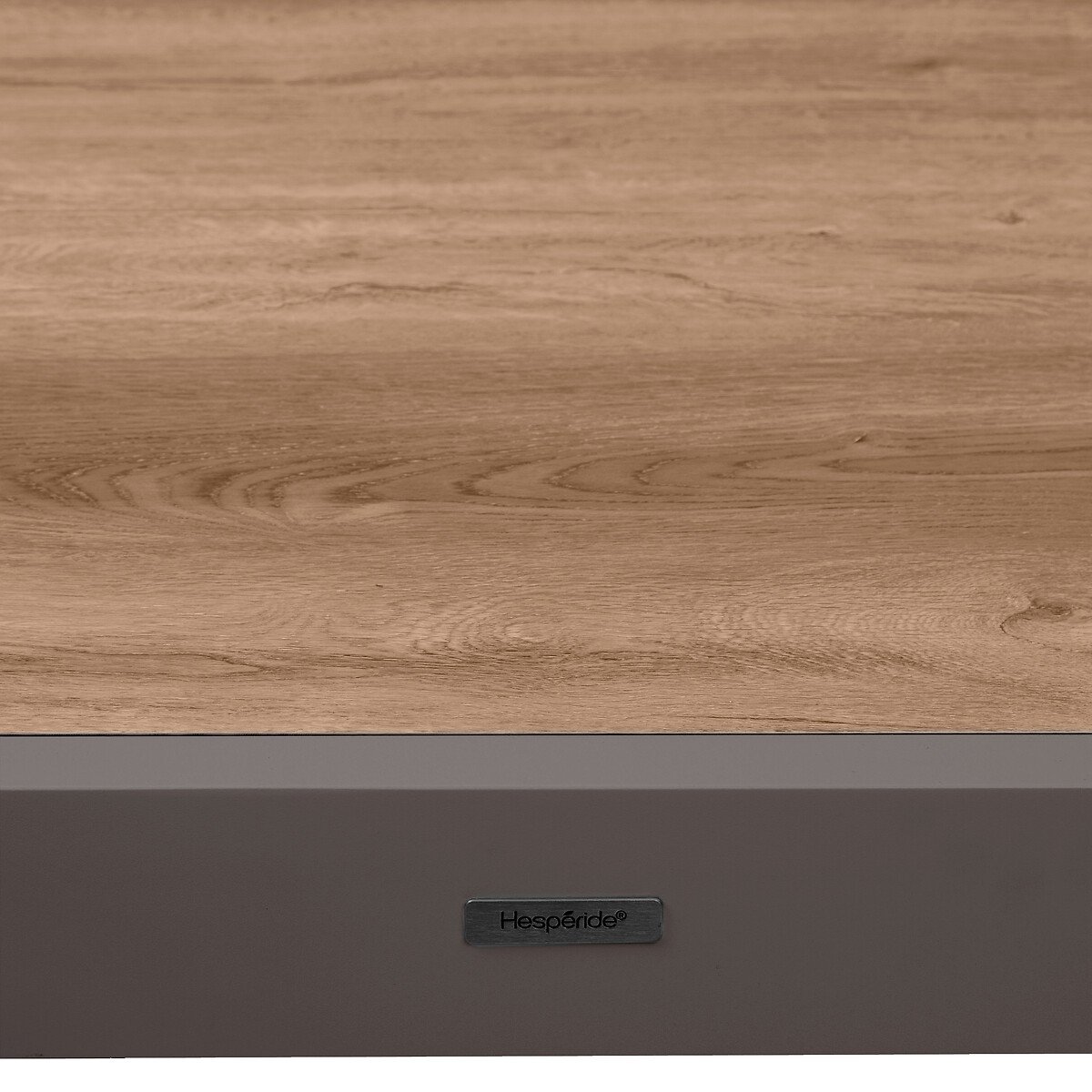 Mesa extens&iacute;vel PIAZZA tonka em alum&iacute;nio 90-180cm