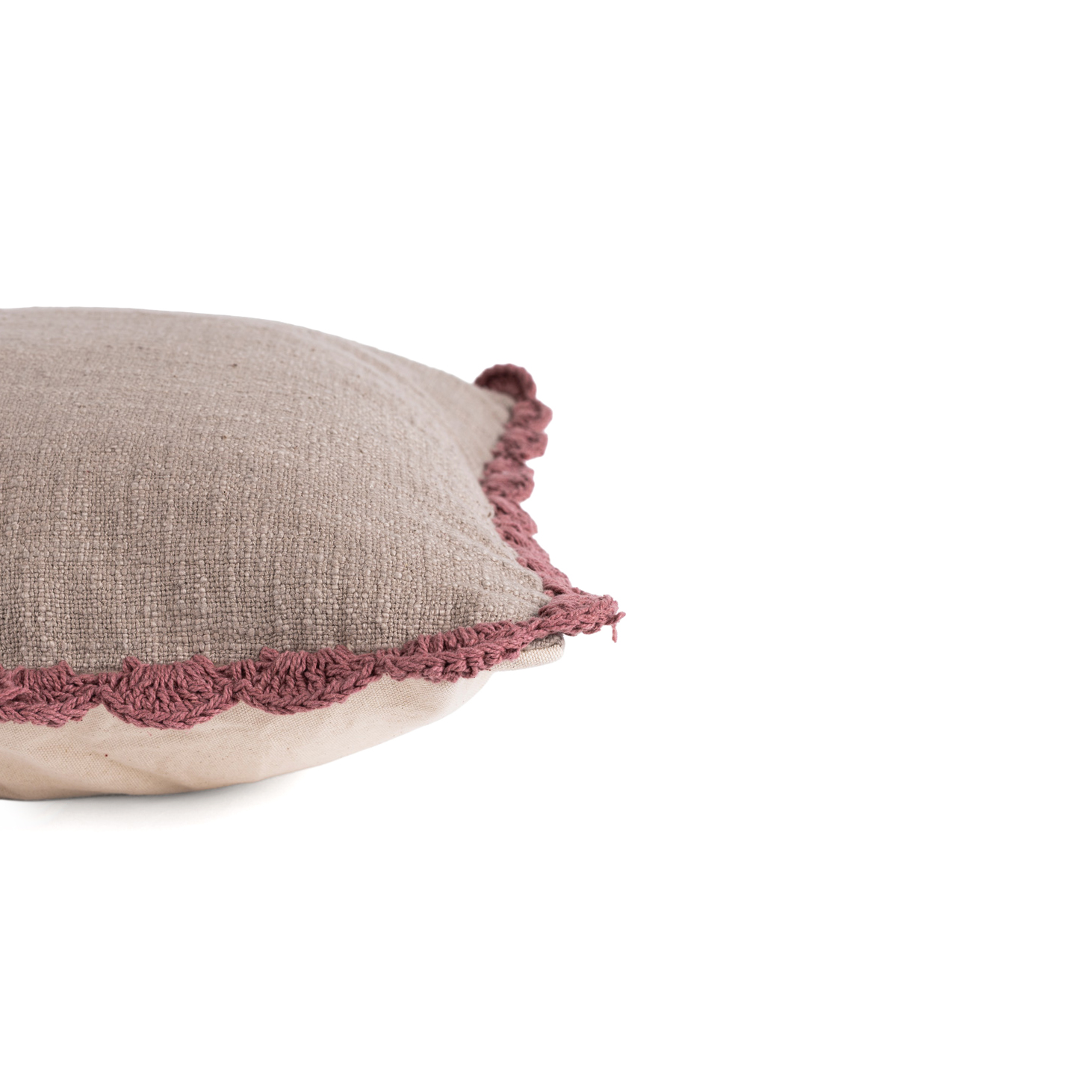 Almofada OLIVIA rosa 45x45cm