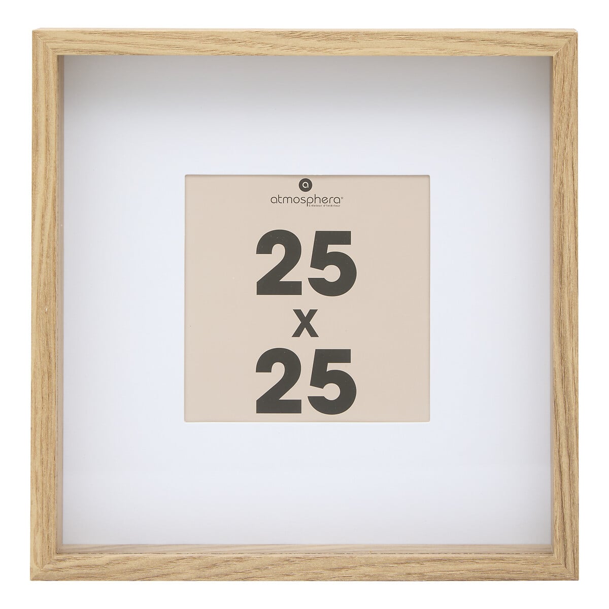 Moldura AXEL mdf natural 25x25cm