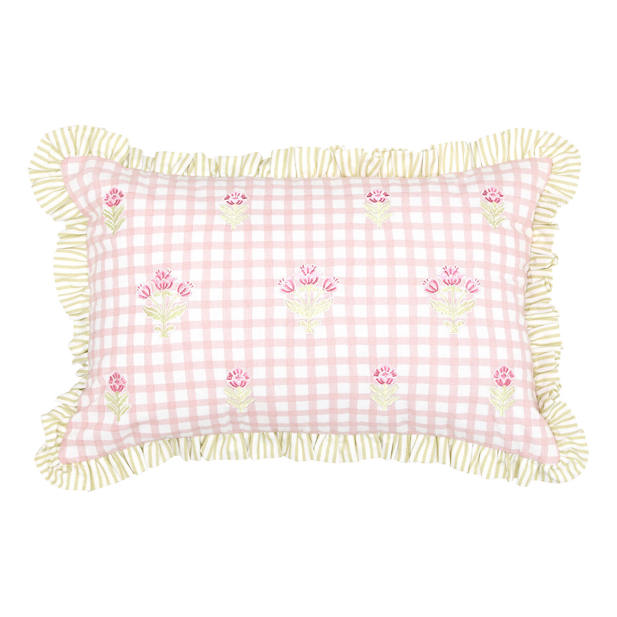 Almofada FLEUR DE ROSE rosa 38x58cm