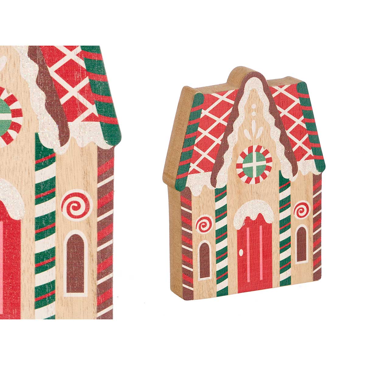 Casinha tipo bolacha gengibre 11x14,5cm