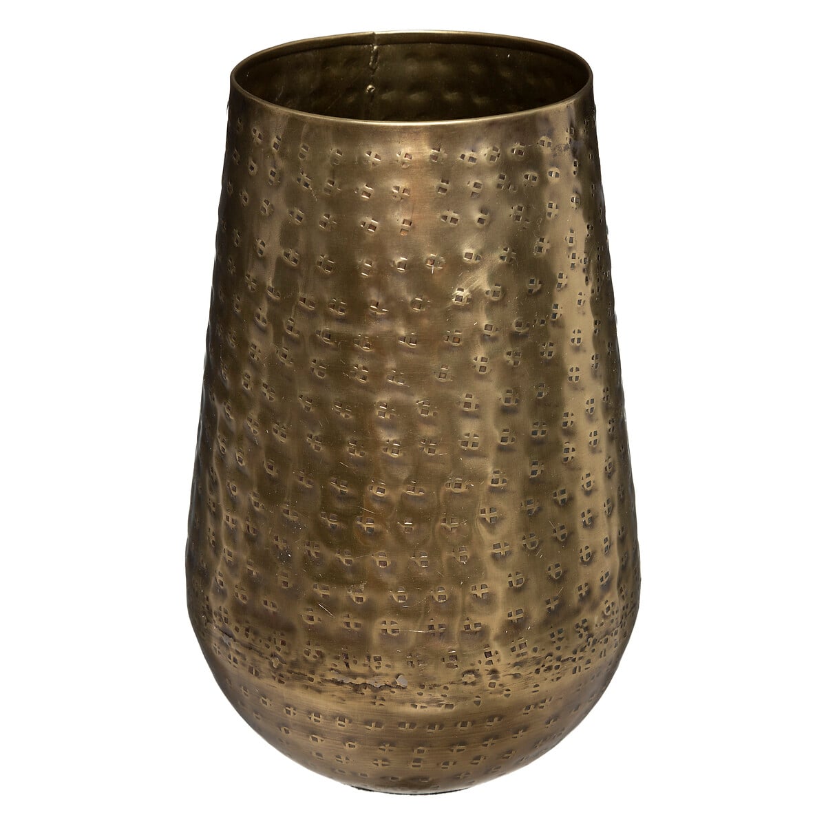 Jarra OASIS dourada em metal 23cm