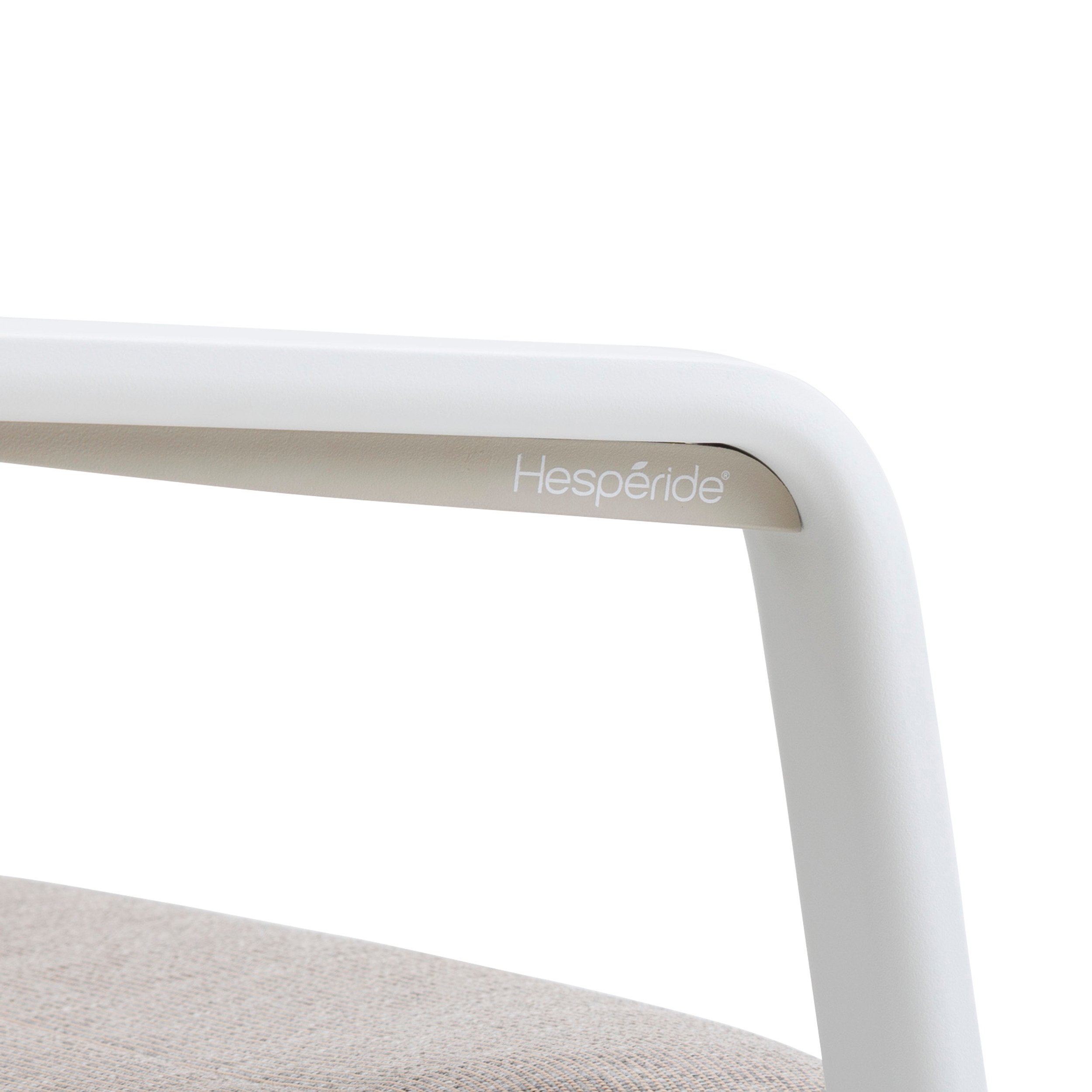 Cadeira com bra&ccedil;os DIESE taupe/blanc