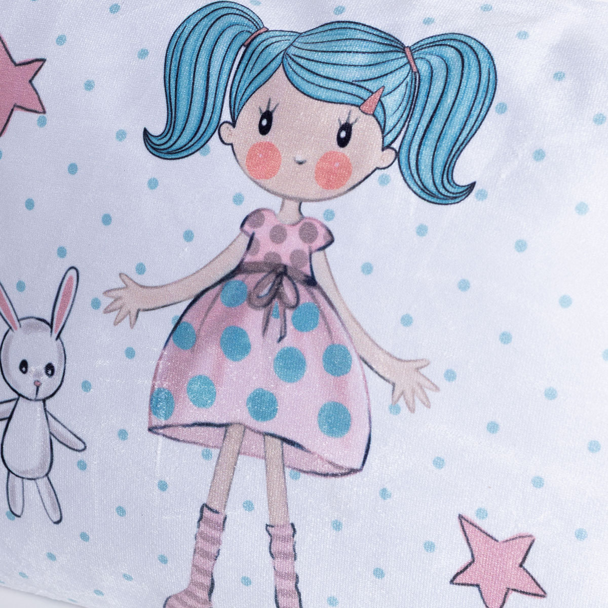 Almofada com pompons ZOE 30x50cm