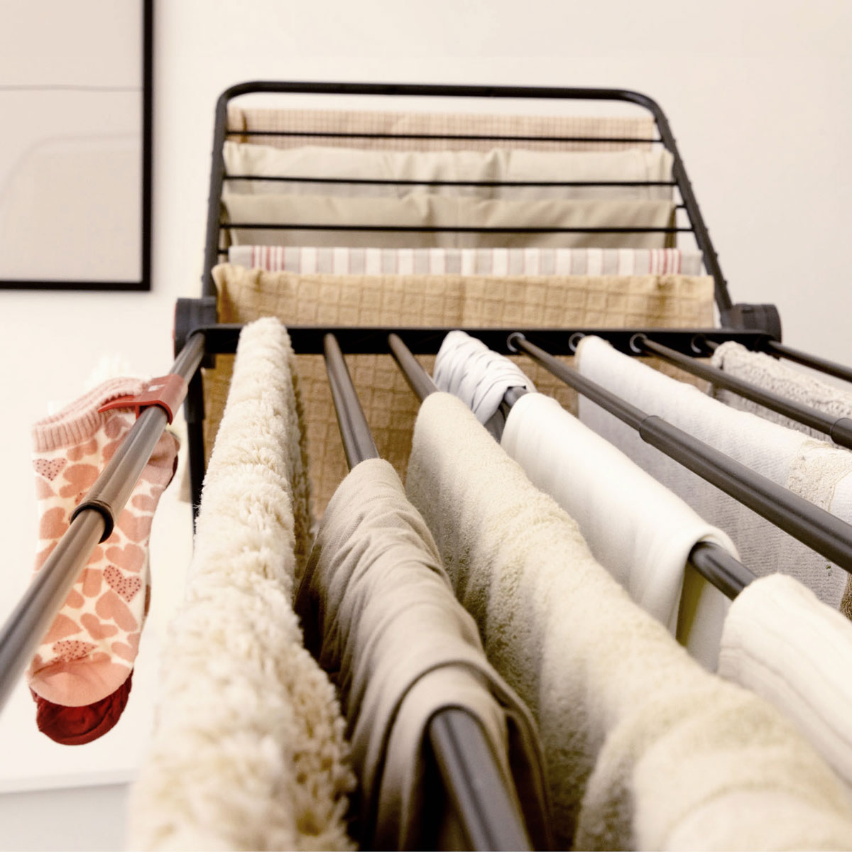 Estendal extensível preto 2m