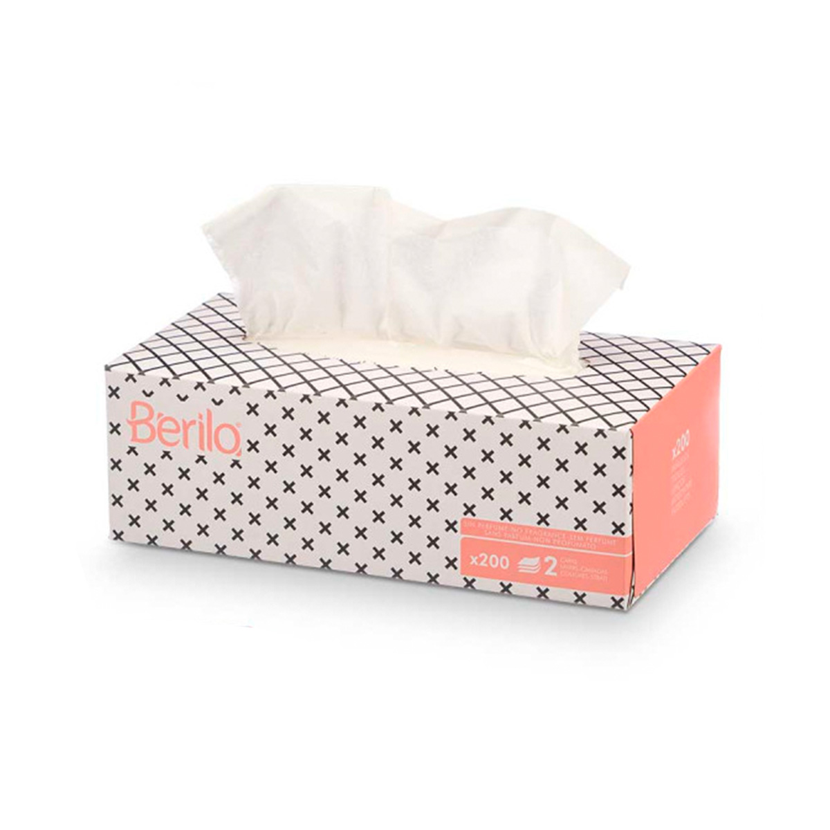 Caixa com 200 len&ccedil;os de papel